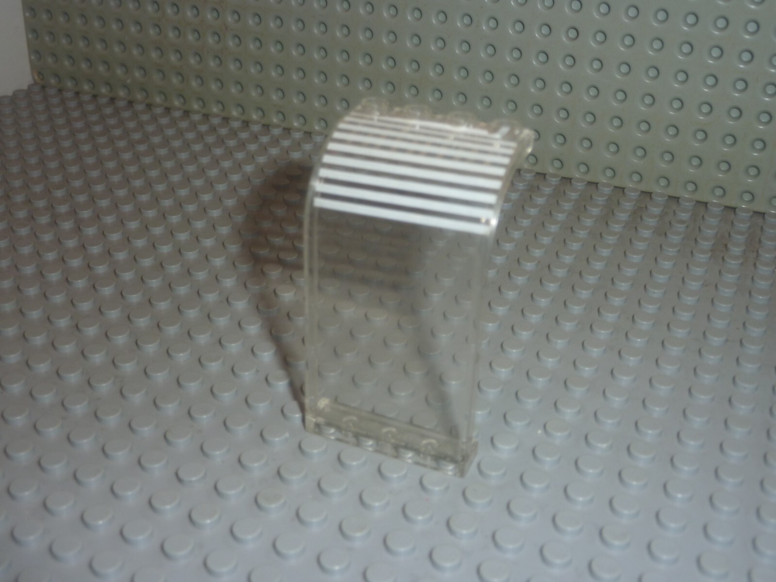 LEGO Clear Panel 3 x 4 x 6 with Curved Top 2571pb01 + Sticker / Set 6376/10037