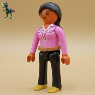 Playmobil-figurine-femme-médiéval-victorien-western-ferme-ville life-cirque 0P