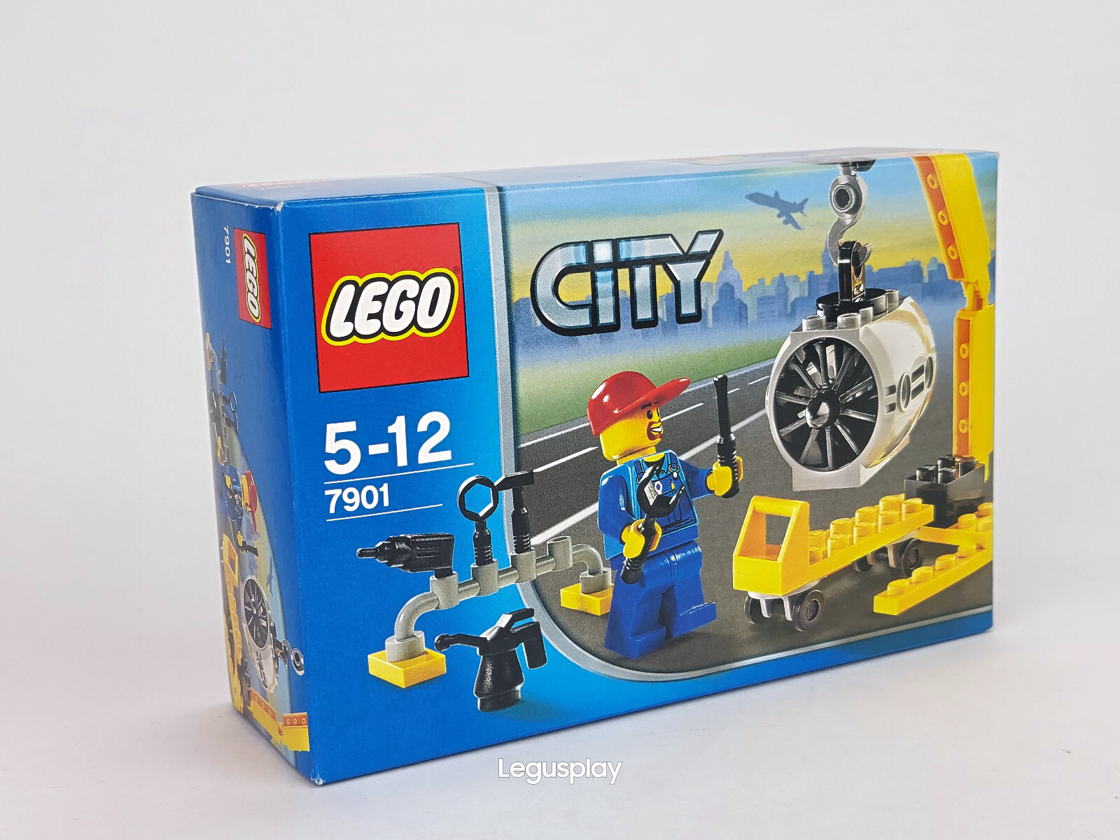 Original LEGO® City 7901 Mécanicien D'Avions - Technicien D'Aéroport