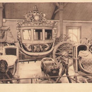 78 CHATEAU VERSAILLES CARROSSE SACRE CHARLES X - CARTE ISSUE CARNET - 6376