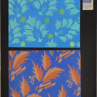 ORNEMENTS ART DECO, POCHOIR -1920- KUNSTGEWERBLICHE SCHMUCKFORMEN FÜR DIE FLÄCHE