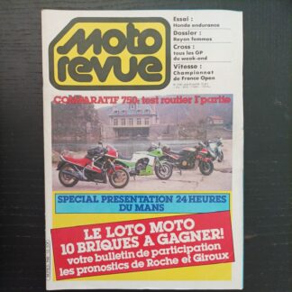 MOTO REVUE 2700 Yamaha FZ 750 Honda VF Suzuki GSXR Kawasaki GPZ Honda RS 750 r