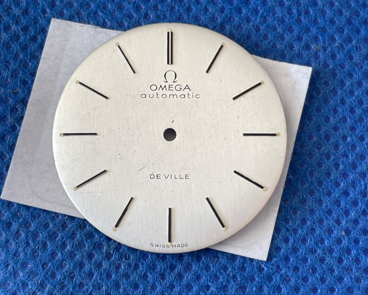 Véritable cadran Omega Automatic De Ville 27,4 mm pour calibre 711 NOS...
