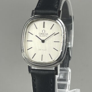 Montre femme vintage OMEGA De Ville 591.0021 argent pile neuve bracelet...