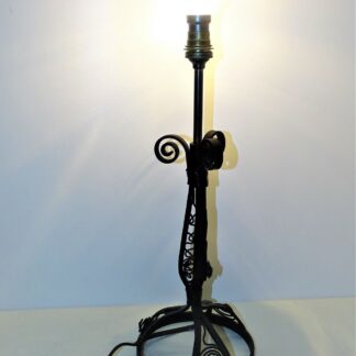 *JOLI GRAND PIED POUR LAMPE en Fer Forgé ART DECO LAMPE ANCIENNE Collection XXe