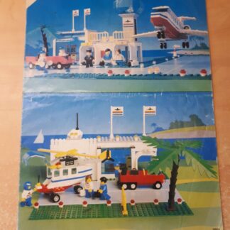 Lego Legoland Vintage Plan Notice Instruction Set 6396 Aéroport