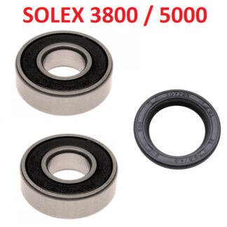 SOLEX 2200 3300 3800 5000 KIT ROULEMENT 6202 + 6203 + JOINT SPI SPY VILEBREQUIN