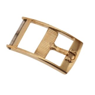 Ancienne Boucle de Bracelet Oméga 10mm Plaqué Or