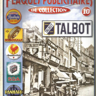 PLAQUES PUBLICITAIRES DE COLLECTION N°10 - TALBOT