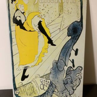 Henri DE TOULOUSE LAUTREC : Jane Avril au Moulin Rouge 1927, Plaque publicitaire