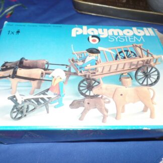 Playmobil 3503, Médiéval Chariot avec des boeufs  - 3555, 3556, 3666