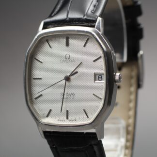 Vintage 1970s Omega De Ville Cal.1332 Ref.192.0048 Linen Dial Men’s [Near...