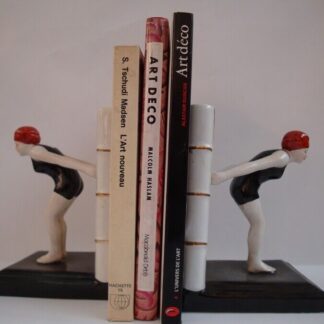 Serre-Livres Figurine Baigneuse Pin-up Sexy Plongeuse Style Art Deco Style Art N