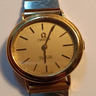 Montre femme OMEGA DEVILLE en or, mouvement mécanique