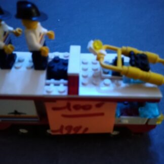 lego vintage  Camion De Pompiers Aéroports Avec Pile 9 Volts  Excellent État