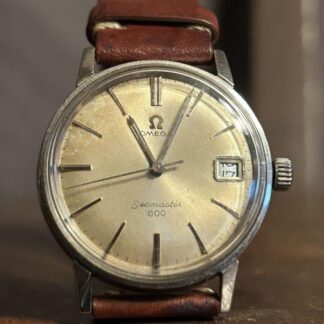 Montre ancienne homme Omega 600 Seamaster à remontage manuel rare