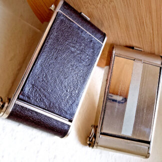 2 poudriers  Art déco 1930 /  2 étuis de cigarettes moderniste, rares