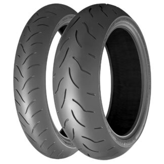 SET DE PNEUS BRIDGESTONE BT 016 PRO 160 60 R 18 70 W 120 60 R 17 55 W