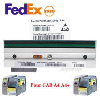 305DPI Tête d'impression Pour CAB A4 A4+ 5954072 Étiquettes thermiques