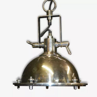 SUSPENSION INDUSTRIELLE EN LAITON CHROME