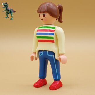 Playmobil-figurine-femme-médiéval-victorien-western-ferme-ville life-cirque H9