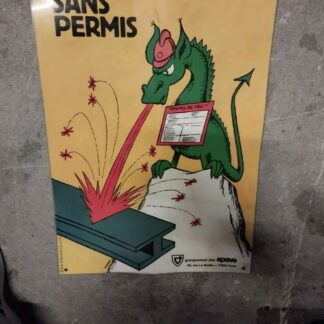 Lot Affiches Apave Sécurité Originale Plastifiées