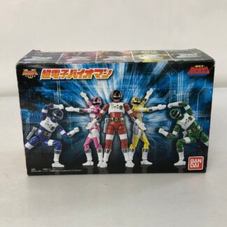 Lot de 5 figurines Shodo Super Chodenshi Bioman Premium Bandai JAPAN avec boîte