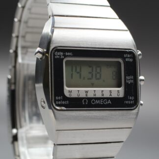 Montre Omega LCD Digital 196.0052 Cal.1620 1970s Vintage Rare SS - Fonctionne