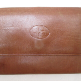 -AUTHENTIQUE portefeuille/porte-monnaie FRANCESCO BIASIA cuir TBEG vintage