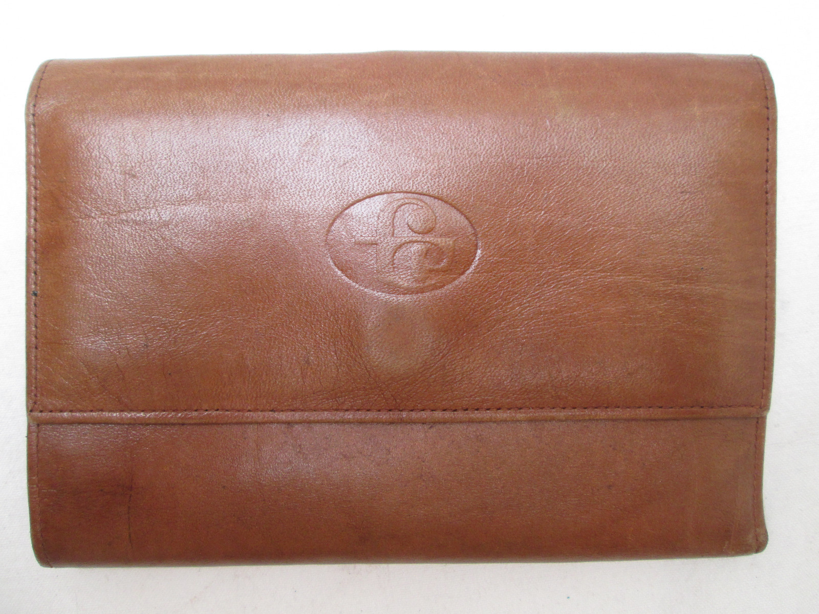 -AUTHENTIQUE portefeuille/porte-monnaie FRANCESCO BIASIA cuir TBEG vintage