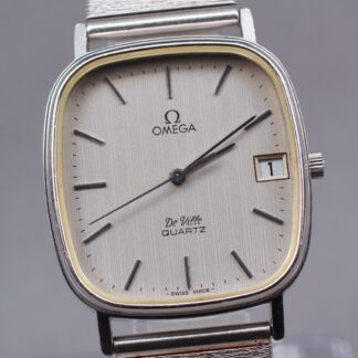 Montre unisexe homme neuve Batt Vintage 1980 OMEGA DeVille Quartz Cal.1332...