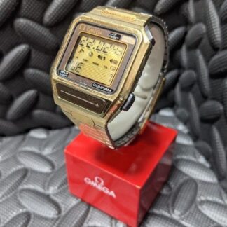 Omega Seamaster Cal.1640 Vintage Boîte Numérique Quartz Homme Montre Authentique