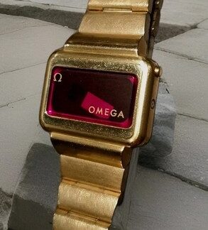 VINTAGE OMEGA TIME LED COMPUTER CONSTELLATION Gold (No Movement)
