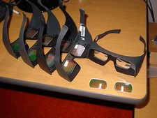 Ensemble LCD Deep Defining 3D d'Omega pour Grands Projecteurs Double, 10 Lunettes Pr