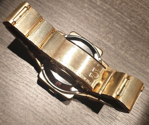 OMEGA TIME COMPUTER LED VINTAGE OMEGA 1601 TC2 Gold