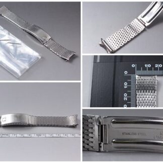 Vintage ◆Exc+5◆ Bracelet Montre Homme OMEGA 2031 18mm Acier Inoxydable Argent