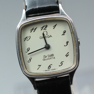 Vintage 1978 [Near MINT] Omega De Ville Cal.1350 20mm Quartz White Dial Women's