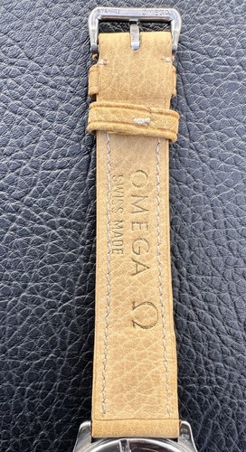 Vintage Omega Fab. Suisse Black Gilt Dial 369 Waterproof Model Depose Watch 31mm