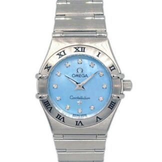 Omega Constellation Quartz Watch SS Diamond 134038