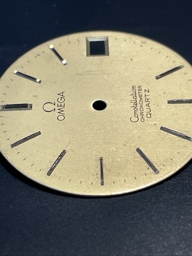 Omega Constellation Quartz NCB 3767 Gold Tone Dial Authentic