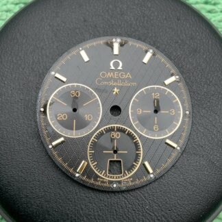 Omega Dial Constellation Chronograph Black Swiss Made Dial, 27mm
