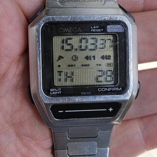 Vintage Omega Sensor Quartz 1640 Stainless Steel