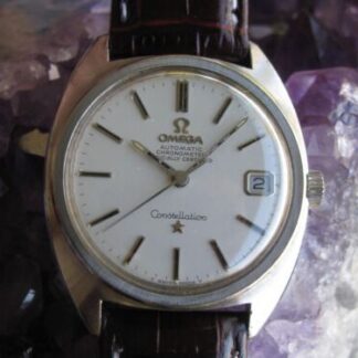 Omega Constellation Chronometer Stainless Steel 24J Automatic Wrist Watch w/Date