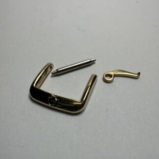 Boucle Plaquée Omega 18Mm Pour Bracelet En Cuir