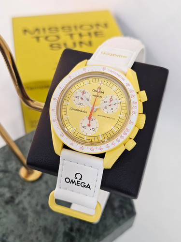 Omega X Swatch Mission To Sun Quartz Watch 42mm - SO33J100
