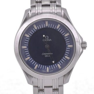 OMEGA Seamaster 120m 2521.81 Date Ana-Digi Navy Dial Quartz Men's Watch D#142223