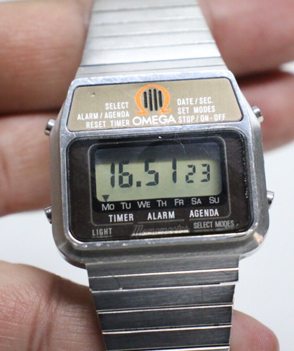 Vintage Omega watch Memomaster LCD