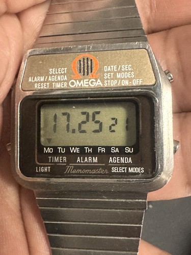 Vintage Omega watch Memomaster LCD
