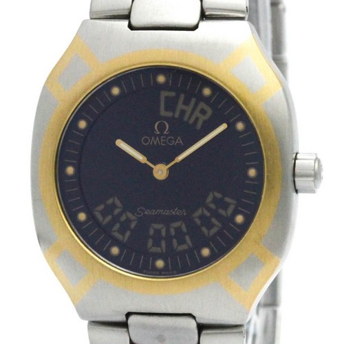 OMEGA Seamaster Polaris Analog Digital 18K Gold Steel Watch 2540.5... BF583285
