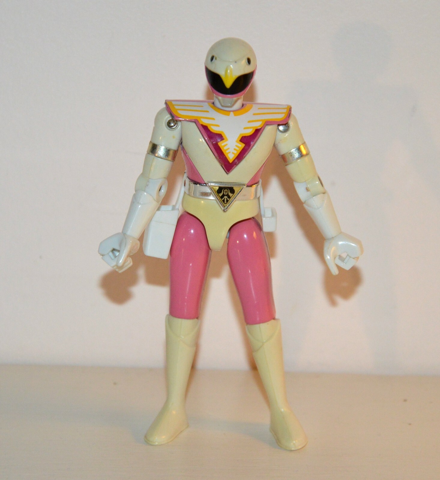 Figurine JETMAN BIOMAN 2 SENTAI Taiwan 1990 Force rose Die cast BANDAI Vintage